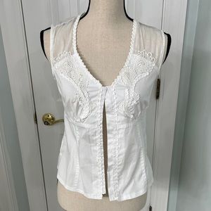 Cynthia Steffe corset shirt